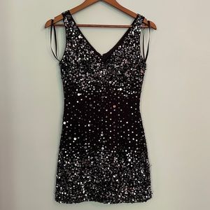 Sequin Mini Dress